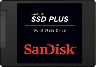 SanDisk SSD Plus 120ГБ SATA3 (SDSSDA-120G-G27) цена и информация | Внутренние жёсткие диски (HDD, SSD, Hybrid) | hansapost.ee
