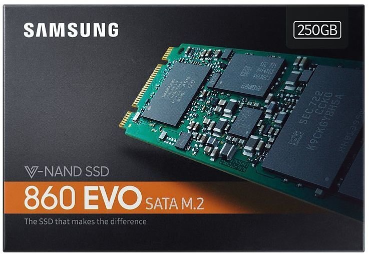 Samsung 860 EVO 250GB SATA3 (MZ-N6E250BW) hind ja info | Sisemised kõvakettad | hansapost.ee