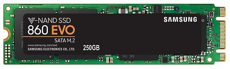 Samsung 860 EVO 250GB SATA3 (MZ-N6E250BW) hind ja info | Sisemised kõvakettad | hansapost.ee