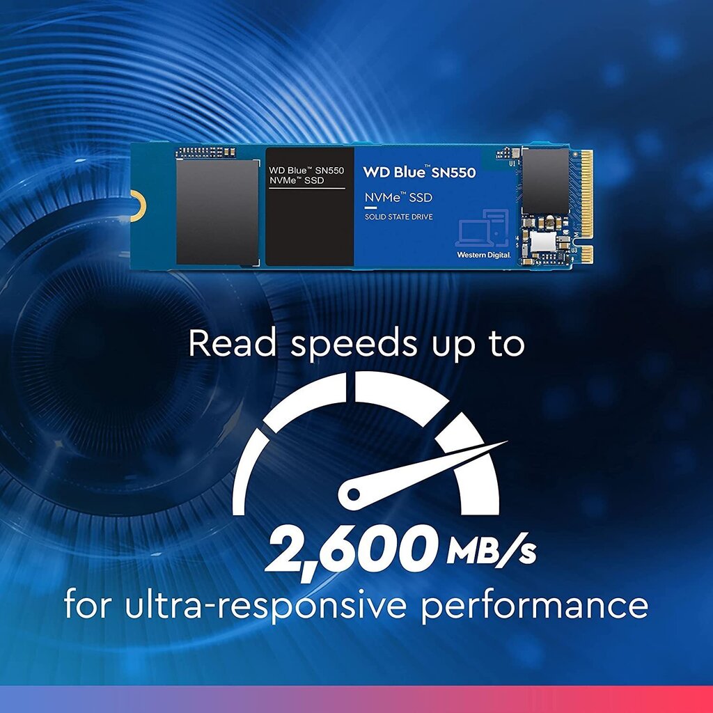 Drive WD Blue SN550 WDS100T2B0C (1 TB ; M.2; PCIe NVMe 3.0) цена и информация | Sisemised kõvakettad | hansapost.ee