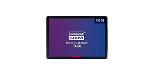 GoodRam SSDPR-CX400-512-G2 цена и информация | Внутренние жёсткие диски (HDD, SSD, Hybrid) | hansapost.ee