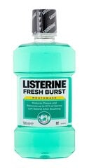 Suuvesi Listerine Fresh Burst 500 ml hind ja info | Hambaharjad, hampapastad ja suuloputusvedelikud | hansapost.ee