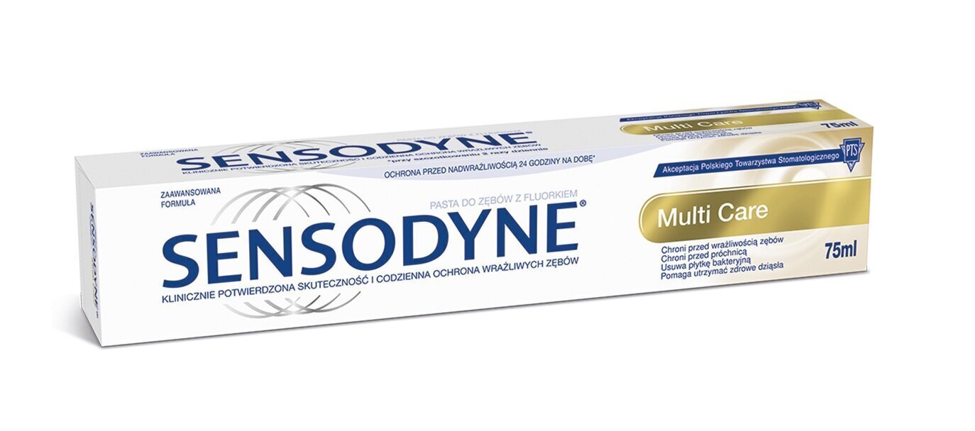 Hambapasta Sensodyne Multi Care 75 ml hind ja info | Hambaharjad, hampapastad ja suuloputusvedelikud | hansapost.ee