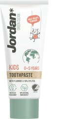 Laste hambapasta Jordan Green Clean 0-5 aastat, 50 ml цена и информация | Зубные щетки, пасты | hansapost.ee