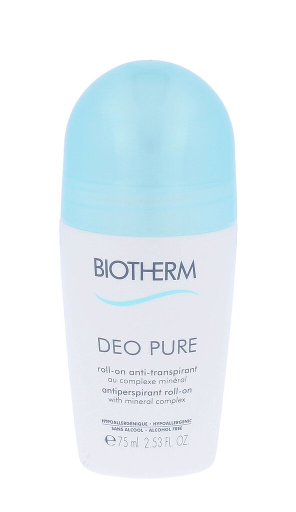 Higistamisvastane rulldeodorant Biotherm Deo Pure 75 ml hind ja info | Deodorandid | hansapost.ee