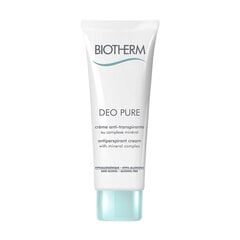 Крем для женщин Biotherm Deo Pure Antiperspirant Cream, 75 мл цена и информация | Дезодоранты | hansapost.ee