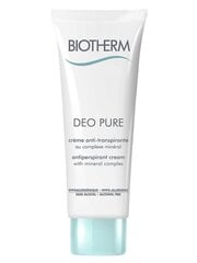 Biotherm Deo Pure Antiperspirant Cream naistele 75 ml price and information | Deodorants | hansapost.ee