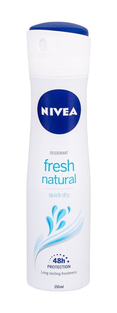 Nivea Deodorant Spray Fresh Natural 150 ml цена и информация | Deodorandid | hansapost.ee