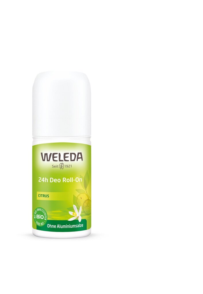 Rulldeodorant sidrunipuu ekstraktiga Weleda 24h Citrus, 50 ml hind ja info | Deodorandid | hansapost.ee