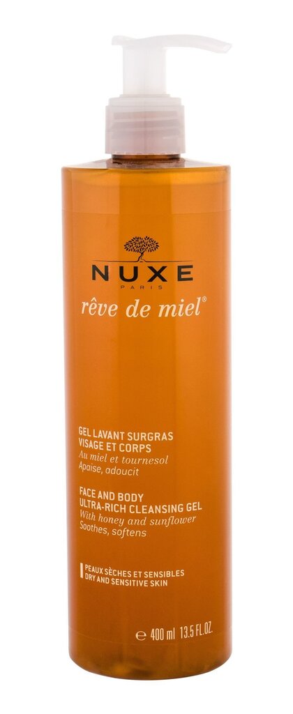 Dušigeel Nuxe Reve de Miel Face And Body naistele 400 ml hind ja info | Dušigeelid, õlid | hansapost.ee