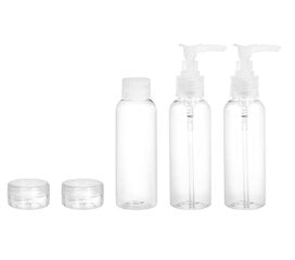 Reisi kosmeetika pudelite komplekt Inter Vion, 5 tk. hind ja info | INTERVION BEAUTY EXPERT Parfüümid, lõhnad ja kosmeetika | hansapost.ee