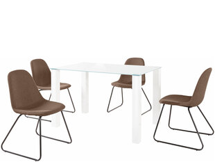 Notio Living Dante 120/Colombo комплект мебели для столовой, коричневый цена и информация | Комплекты мебели для столовой | hansapost.ee