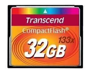 MEMORY COMPACT FLASH 32GB/133X TS32GCF133 TRANSCEND hind ja info | Mälukaardid mobiiltelefonidele | hansapost.ee