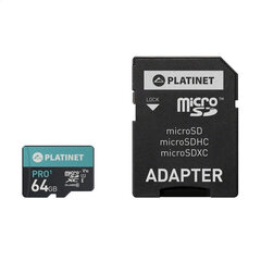 Platinet microSDHC 64GB цена и информация | Карты памяти | hansapost.ee