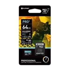 Platinet microSDHC 64GB цена и информация | Карты памяти | hansapost.ee