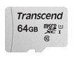 Mälukaart Transcend Micro SDXC 64GB W/ADAPT/UHS-I TS64GUSD300S-A hind ja info | Mälukaardid mobiiltelefonidele | hansapost.ee