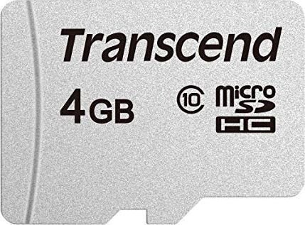 Memory Micro SDHC 4GB/CLASS10 TS4GUSD300S Transcend hind ja info | Mälukaardid mobiiltelefonidele | hansapost.ee