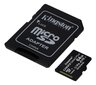 Kingston microSDHC 64GB (+ SD adapter) цена и информация | Mälukaardid mobiiltelefonidele | hansapost.ee
