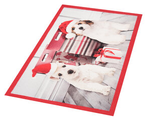 Hanse Home дверной коврик Christmas Dogs I, 45x75 см цена и информация | Придверные коврики | hansapost.ee