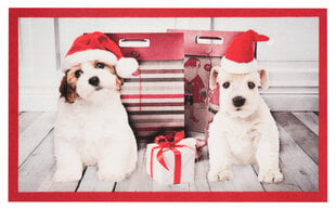Hanse Home дверной коврик Christmas Dogs I, 45x75 см цена и информация | Придверные коврики | hansapost.ee