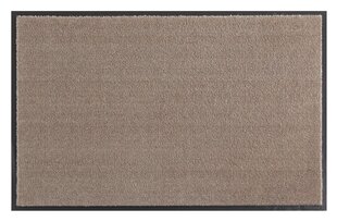 Uksematt Hanse Home Soft & Clean Taupe, 100x180 cm цена и информация | Придверные коврики | hansapost.ee