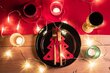 Jõuluteemaline söögiriistade tasku "Kuusk", 10 tk, punane hind ja info | Jõulukaunistused | hansapost.ee