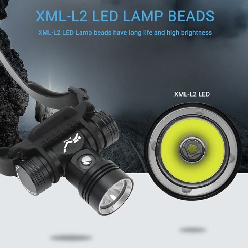 LED pealamp BORUiT YHX-1362, sukeldumiseks kuni 60 m vee all цена и информация | Taskulambid, pealambid ja prožektorid | hansapost.ee