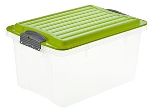Ящик ROTHO COMPACT A5, 4,5Л, зеленый цена и информация | Корзины и ящики для хранения | hansapost.ee