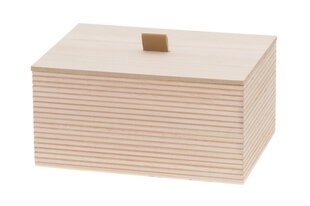 4Living деревянные коробки с крышками, 3 шт. цена и информация | Корзины и ящики для хранения | hansapost.ee
