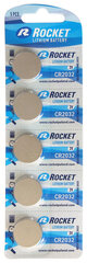 Rocket Lithium CR2032 patareid, 5 tk hind ja info | Patareid | hansapost.ee