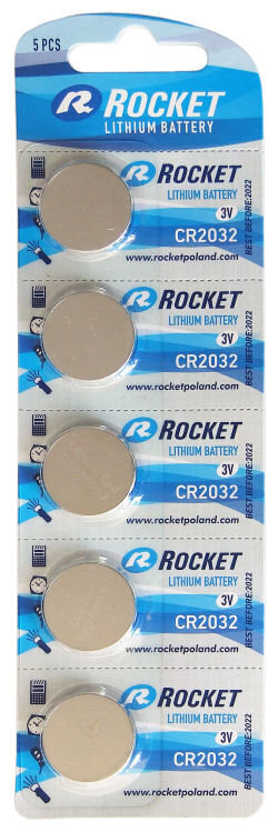 Rocket Lithium CR2032 patareid, 5 tk цена и информация | Patareid | hansapost.ee