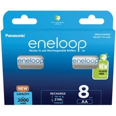 Panasonic eneloop аккумулятор AA 2000 8BP цена и информация | Батарейки | hansapost.ee