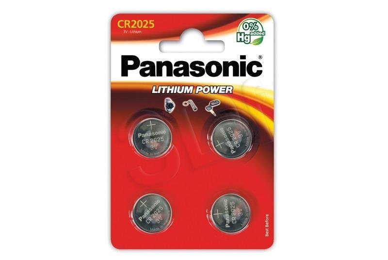 Panasonic battery CR2025/4B hind ja info | Patareid | hansapost.ee