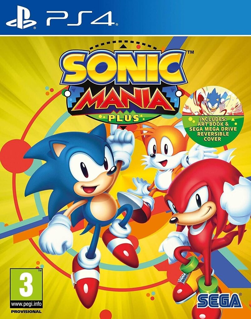 Sony PS4 Sonic Mania Plus цена и информация | Konsooli- ja arvutimängud | hansapost.ee