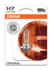 Автомобильная лампочка Osram Original H7, 24 В, 1 шт. цена и информация | Автомобильная ксеноновая лампа D2R 6000К (Китай) | hansapost.ee