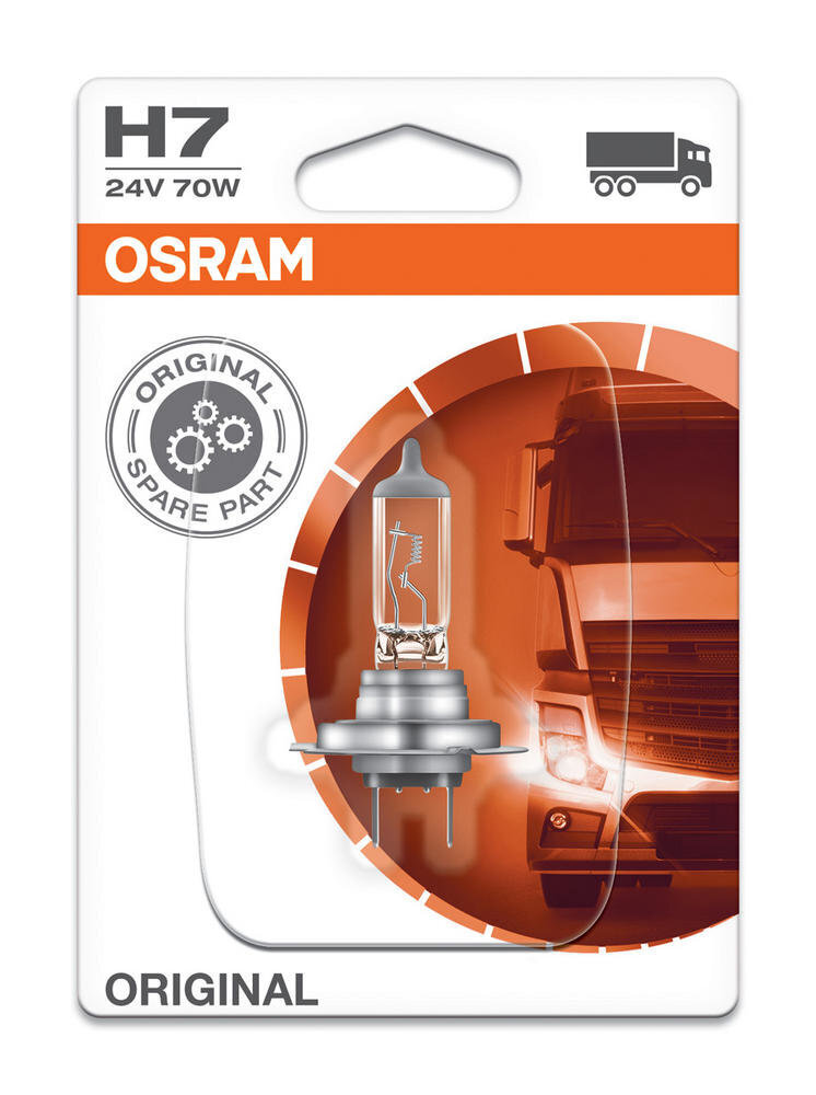 Auto pirn Osram Original H7, 24V, 1 tk price and information | Autopirnid | hansapost.ee