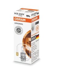 Auto pirn Osram Original H3, 24V, 1 tk hind ja info | Osram Autokaubad | hansapost.ee