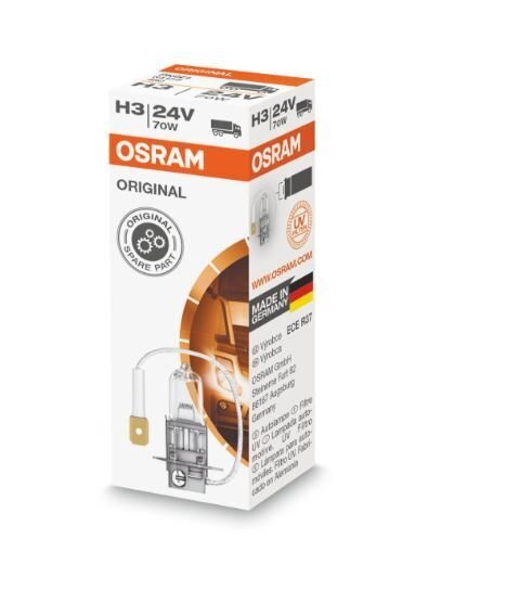 Auto pirn Osram Original H3, 24V, 1 tk цена и информация | Autopirnid | hansapost.ee