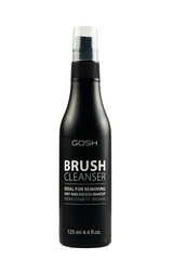 Очиститель для кистей GOSH Brush Cleanser мгновенно удалит все следы средств для макияжа, сохраняя ваши кисти в чистоте и подготавливая к новому использованию. GOSH Brush Cleanser очищает, дезинфицирует и кондиционирует кисти, продлевая их возможное использование. <br />
Кондиционирующий спрей дает новую жизнь кистям для макияжа. Он защищает косметические кисти путем восстановления мягкости волосков, увлажняет и предотвращает ломкость и запутывание щетинок кисти. Удобен в использовании и специально разработан, чтобы продлить срок службы высококачественных кистей. GOSH Brush Cleanser оставляет ваши кисти свежими и чистыми.  цена и информация | Кисти для макияжа, спонжи | hansapost.ee