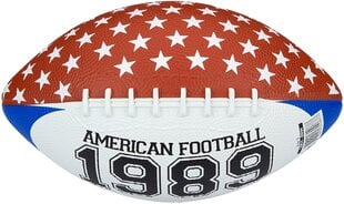 Ameerika jalgpalli pall New Port Mini, Rudas/mėlynas/baltas, Pruun/sinine/valge hind ja info | Jalgpalli pallid | hansapost.ee