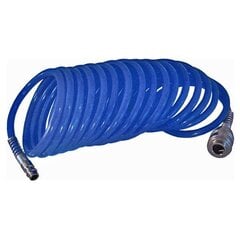 Воздушный спиральный шланг 15 м,8 мм, 1/4, 12 бар PANSAM цена и информация | Компрессоры | hansapost.ee