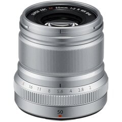 Fujinon XF 50mm f/2 R WR lens, silver цена и информация | Фильтр | hansapost.ee