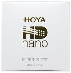 Hoya filter ringpolarisatsioon HD Nano 52mm hind ja info | Fotoaparaatide filtrid | hansapost.ee