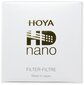 Hoya filter ringpolarisatsioon HD Nano 52mm цена и информация | Fotoaparaatide filtrid | hansapost.ee