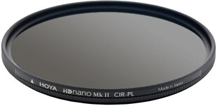 Hoya фильтр круговой поляризации HD Nano Mk II 67 мм цена и информация | Фильтры для объективов | hansapost.ee