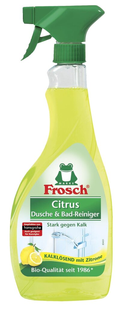 Vanni- duširuumide puhastusvahend Frosch 500 ml hind ja info | Puhastusvahendid | hansapost.ee