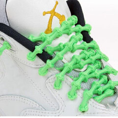 Шнурки Xtenex Original Neon Green цена и информация | Средства для ухода за одеждой и обувью | hansapost.ee