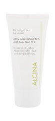 ALCINA For Oily Skin AHA Facial Fluid, 10% ночной крем 50 мл цена и информация | Сыворотки для лица, масла | hansapost.ee
