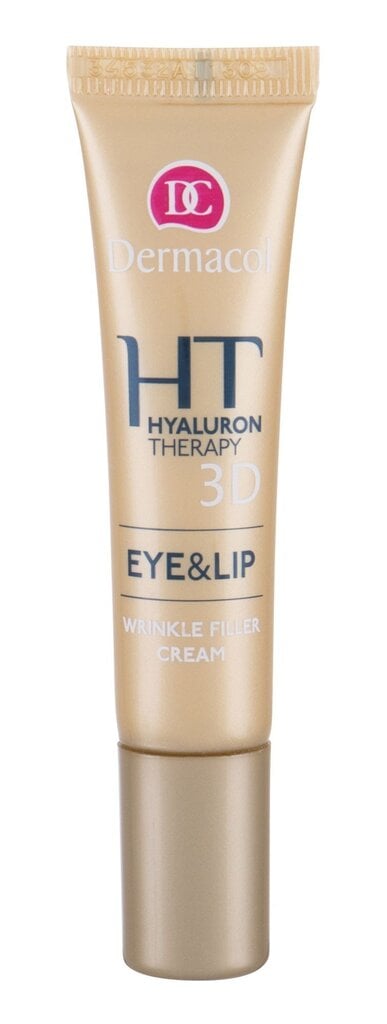 Dermacol 3D Hyaluron Therapy Eye&Lip Wrinkle Filler Cream silmakreem naistele 15 ml hind ja info | Silmakreemid ja seerumid | hansapost.ee