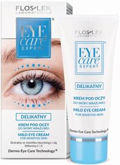 Silmakreem tundlikule nahale Floslek Eye Care Expert 30 ml цена и информация | Сыворотки, кремы для век | hansapost.ee